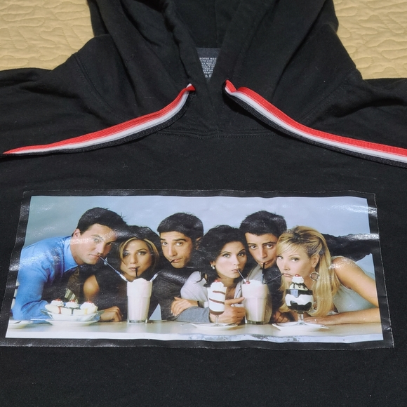 FRIENDS Tops - Friends TV show crop top hoodie size XL